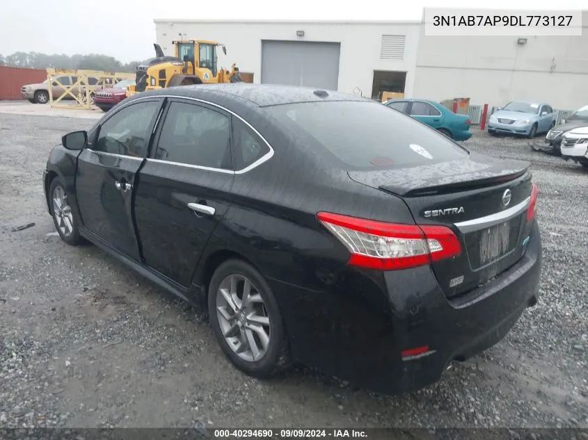 2013 Nissan Sentra Sr VIN: 3N1AB7AP9DL773127 Lot: 40294690