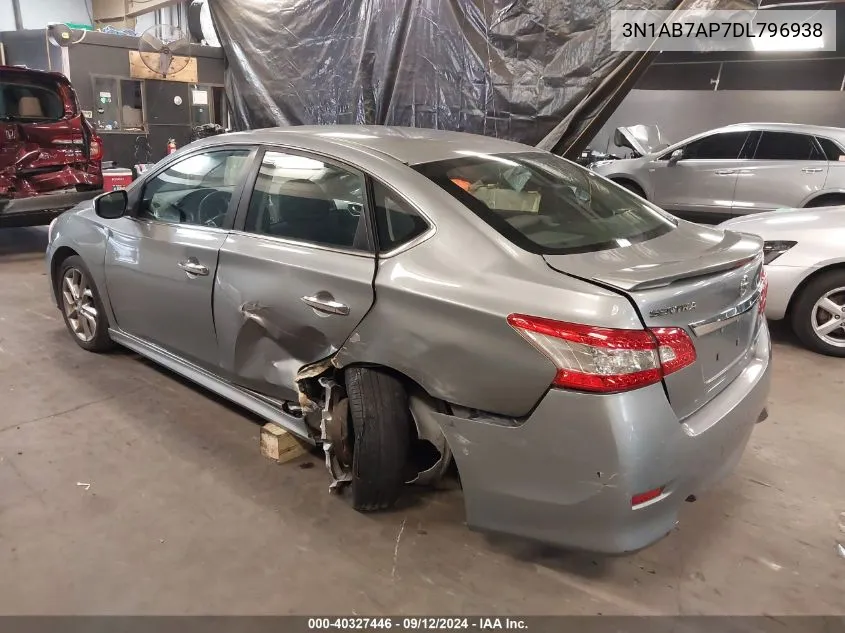 3N1AB7AP7DL796938 2013 Nissan Sentra Sr