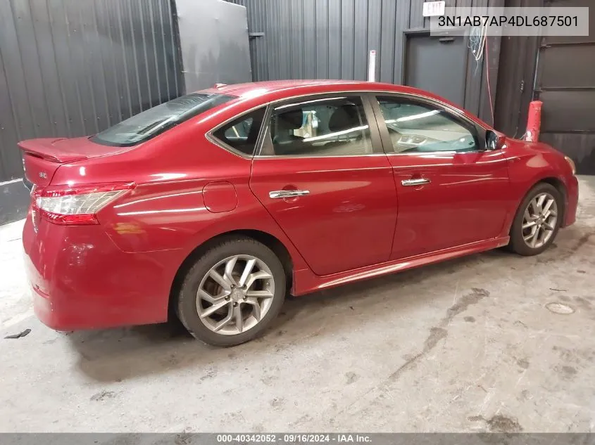 3N1AB7AP4DL687501 2013 Nissan Sentra Sr