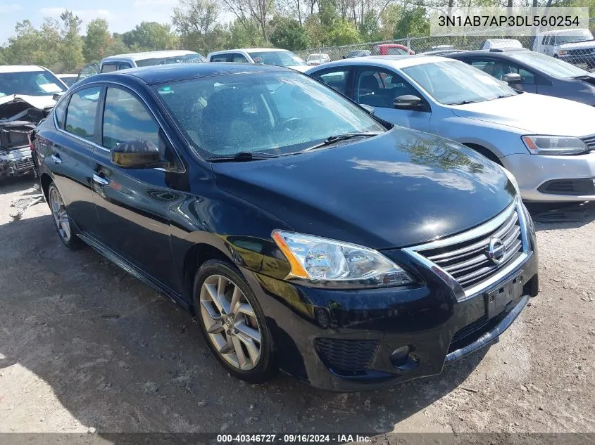 2013 Nissan Sentra Sr VIN: 3N1AB7AP3DL560254 Lot: 40346727