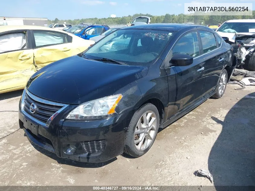 3N1AB7AP3DL560254 2013 Nissan Sentra Sr