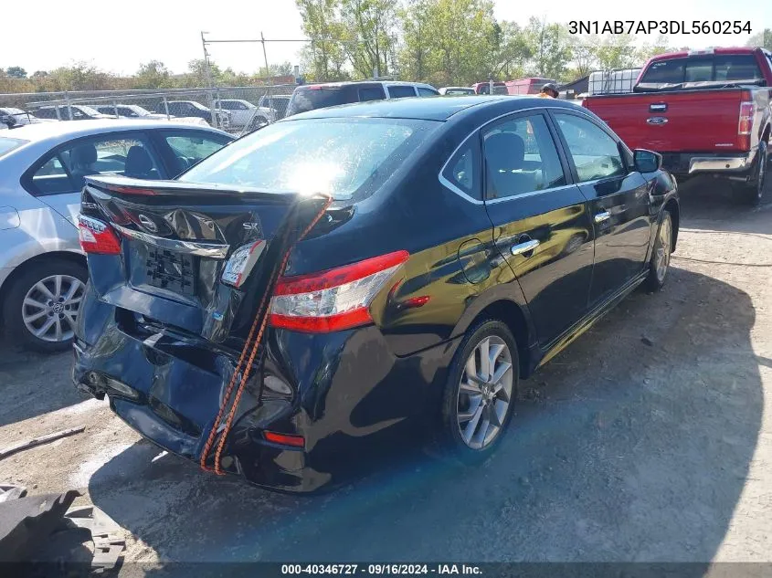 2013 Nissan Sentra Sr VIN: 3N1AB7AP3DL560254 Lot: 40346727