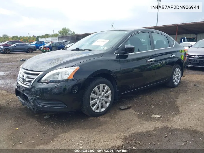 1N4AB7AP2DN906944 2013 Nissan Sentra Sv