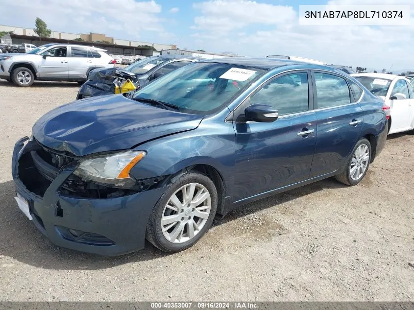 3N1AB7AP8DL710374 2013 Nissan Sentra Sl