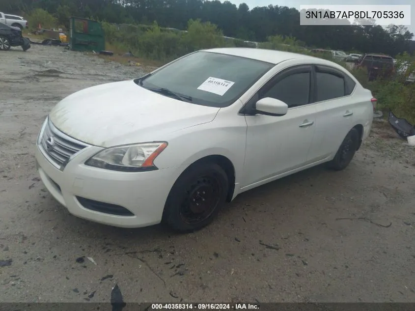 3N1AB7AP8DL705336 2013 Nissan Sentra Sv