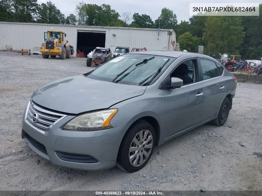 2013 Nissan Sentra S/Sv/Sr/Sl VIN: 3N1AB7APXDL682464 Lot: 40369623