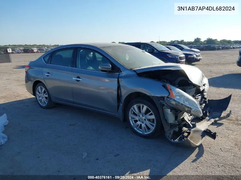 2013 Nissan Sentra Sl VIN: 3N1AB7AP4DL682024 Lot: 40376161