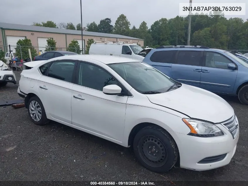 3N1AB7AP3DL763029 2013 Nissan Sentra S