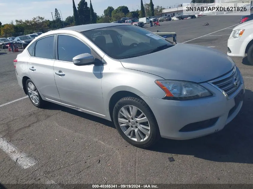 2013 Nissan Sentra Sl VIN: 3N1AB7APXDL621826 Lot: 40385341