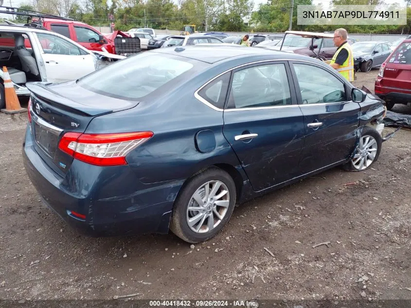 3N1AB7AP9DL774911 2013 Nissan Sentra Sv