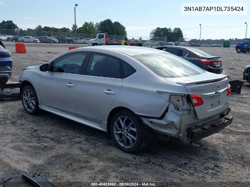 3N1AB7AP1DL735424 2013 Nissan Sentra S/Sv/Sr/Sl