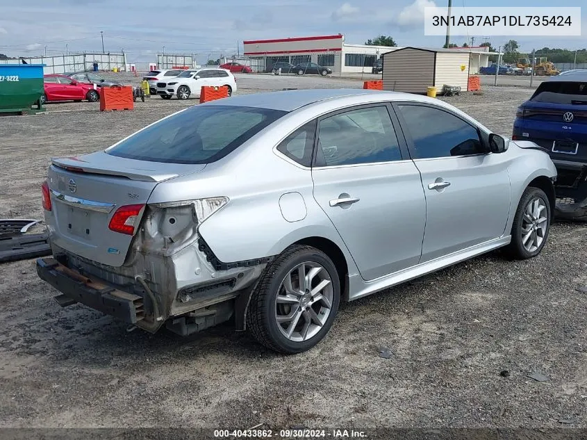 3N1AB7AP1DL735424 2013 Nissan Sentra S/Sv/Sr/Sl