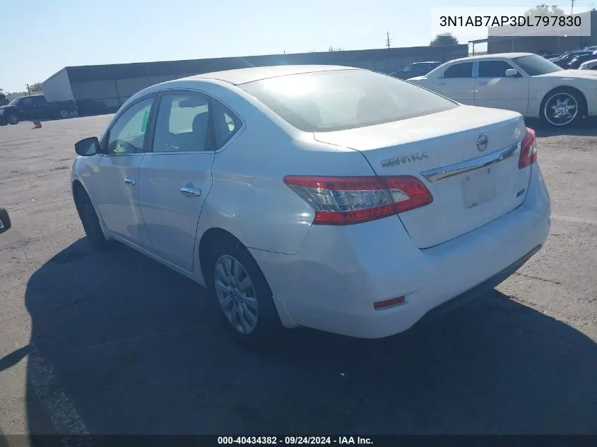 3N1AB7AP3DL797830 2013 Nissan Sentra S