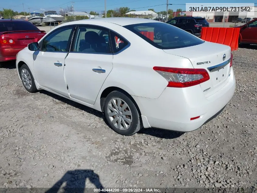 3N1AB7AP9DL731542 2013 Nissan Sentra Sv