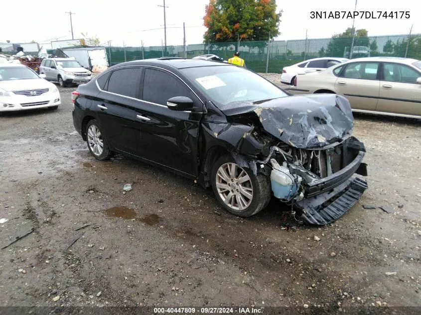 2013 Nissan Sentra Sl VIN: 3N1AB7AP7DL744175 Lot: 40447809