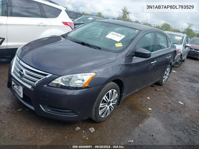 2013 Nissan Sentra S/Sv/Sr/Sl VIN: 3N1AB7AP8DL793529 Lot: 40459691