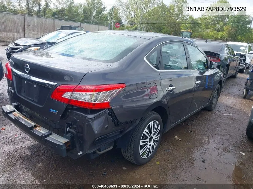 2013 Nissan Sentra S/Sv/Sr/Sl VIN: 3N1AB7AP8DL793529 Lot: 40459691