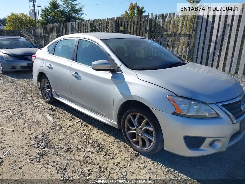 2013 Nissan Sentra Sr VIN: 3N1AB7AP1DL700401 Lot: 40466874