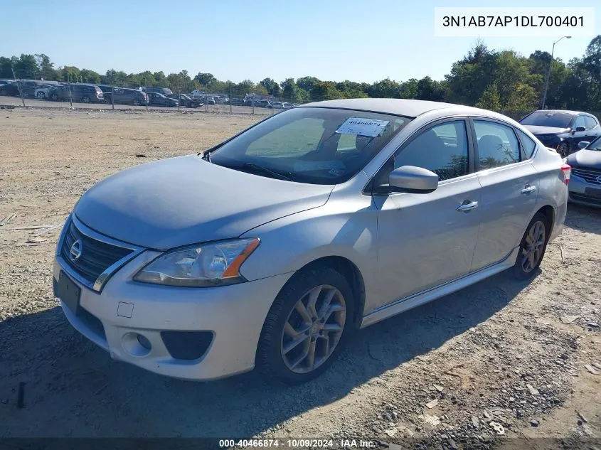 2013 Nissan Sentra Sr VIN: 3N1AB7AP1DL700401 Lot: 40466874