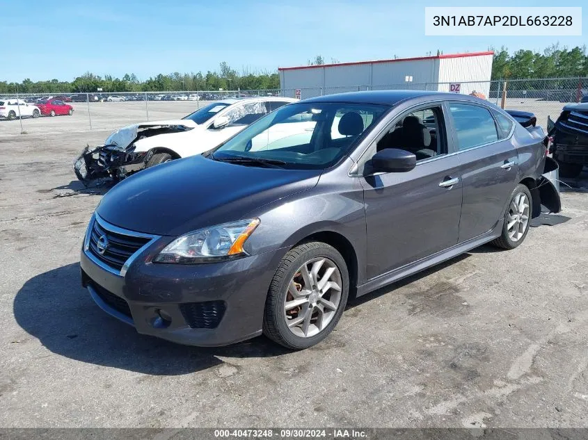 3N1AB7AP2DL663228 2013 Nissan Sentra Sr