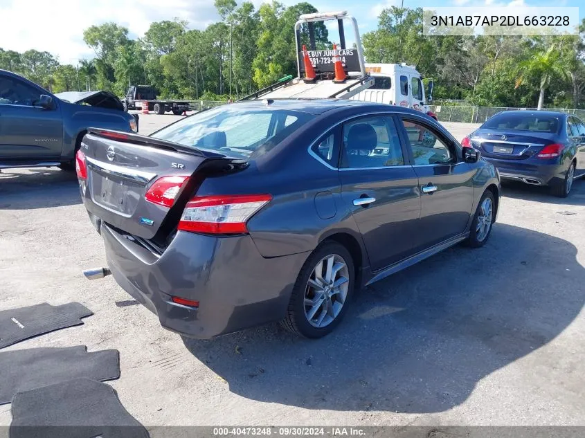 3N1AB7AP2DL663228 2013 Nissan Sentra Sr