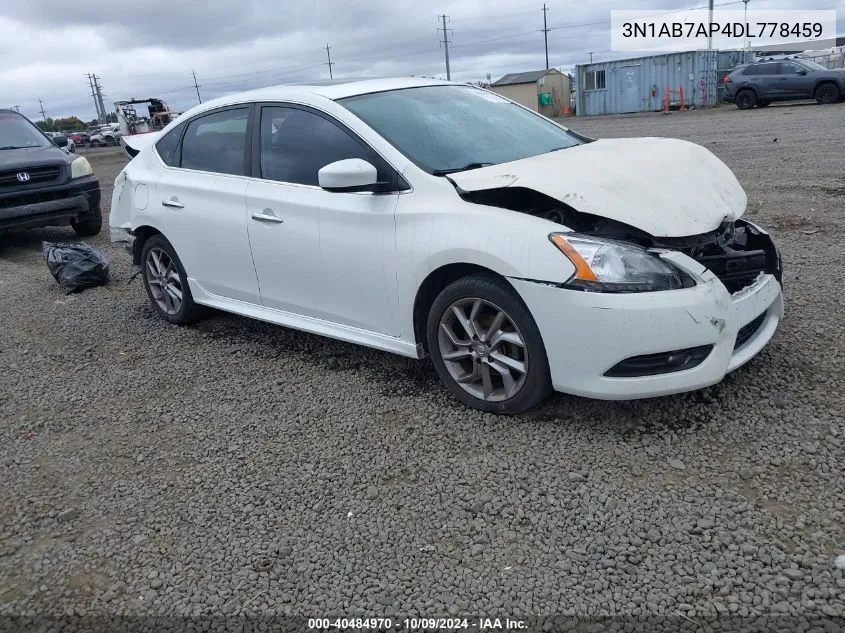 2013 Nissan Sentra Sr VIN: 3N1AB7AP4DL778459 Lot: 40484970