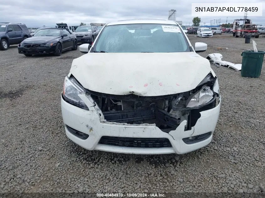 2013 Nissan Sentra Sr VIN: 3N1AB7AP4DL778459 Lot: 40484970