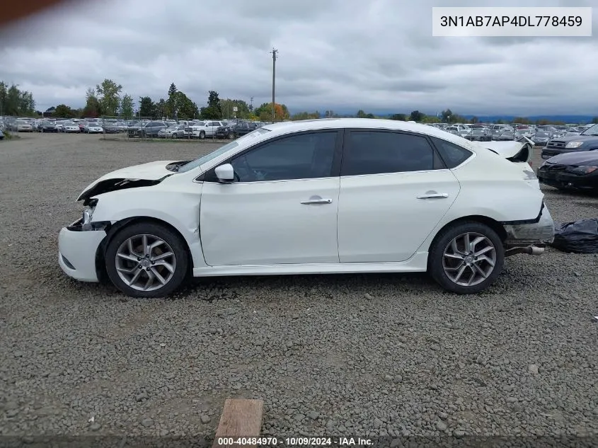 2013 Nissan Sentra Sr VIN: 3N1AB7AP4DL778459 Lot: 40484970