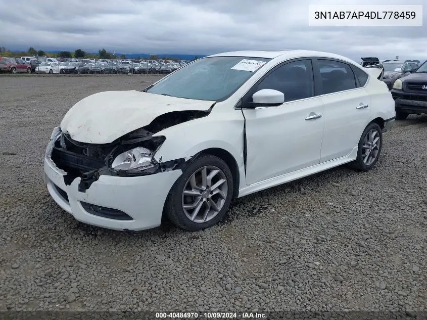 2013 Nissan Sentra Sr VIN: 3N1AB7AP4DL778459 Lot: 40484970