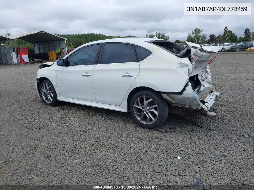 2013 Nissan Sentra Sr VIN: 3N1AB7AP4DL778459 Lot: 40484970