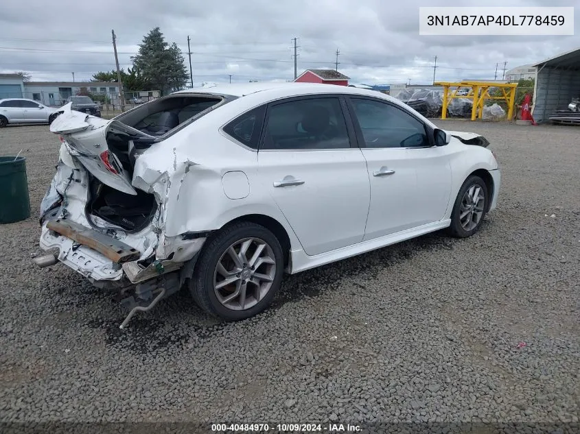 2013 Nissan Sentra Sr VIN: 3N1AB7AP4DL778459 Lot: 40484970