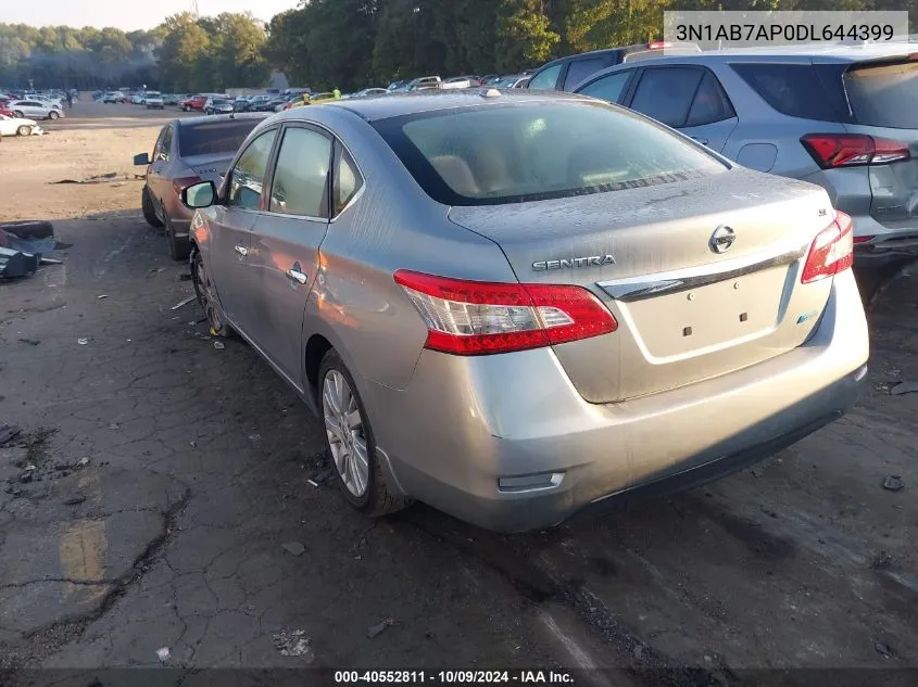 2013 Nissan Sentra S/Sv/Sr/Sl VIN: 3N1AB7AP0DL644399 Lot: 40552811