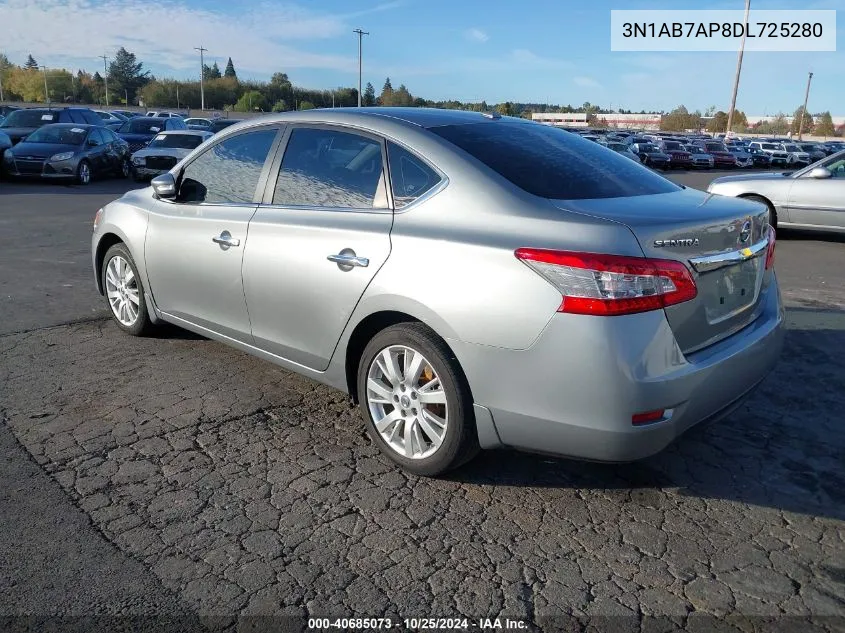 3N1AB7AP8DL725280 2013 Nissan Sentra Sl