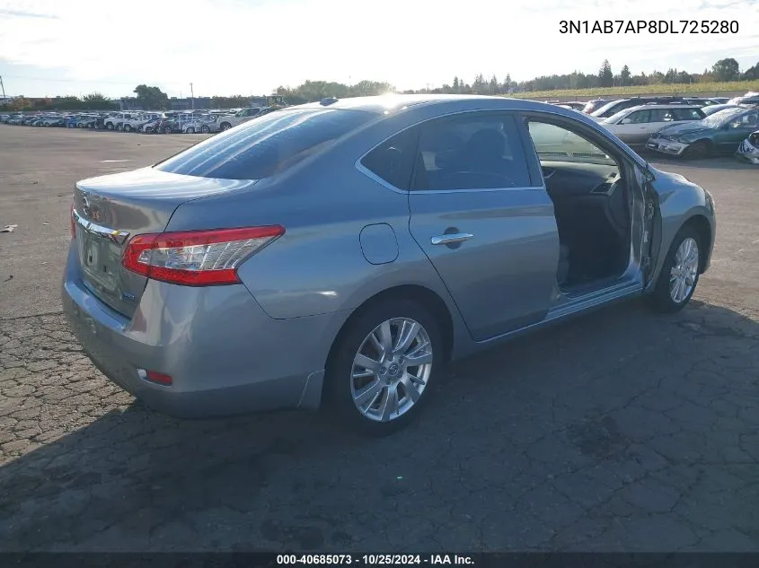 3N1AB7AP8DL725280 2013 Nissan Sentra Sl