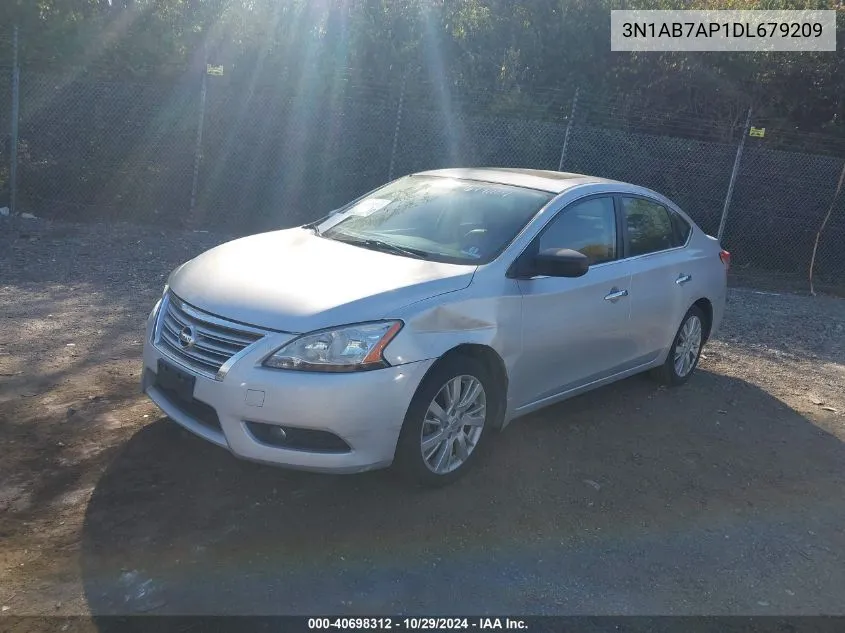 2013 Nissan Sentra Sl VIN: 3N1AB7AP1DL679209 Lot: 40698312