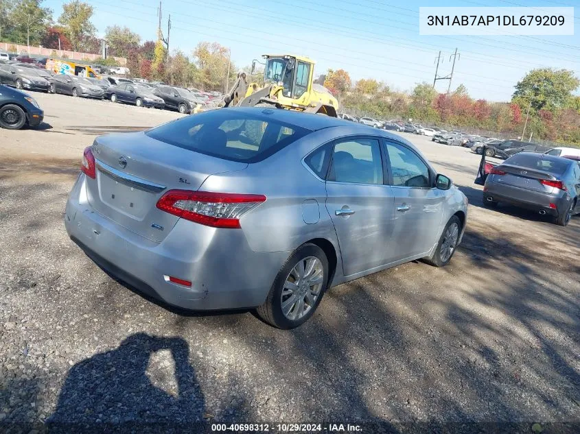 2013 Nissan Sentra Sl VIN: 3N1AB7AP1DL679209 Lot: 40698312