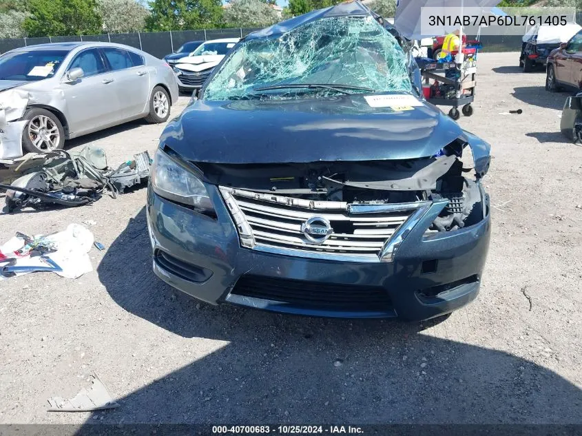 3N1AB7AP6DL761405 2013 Nissan Sentra S