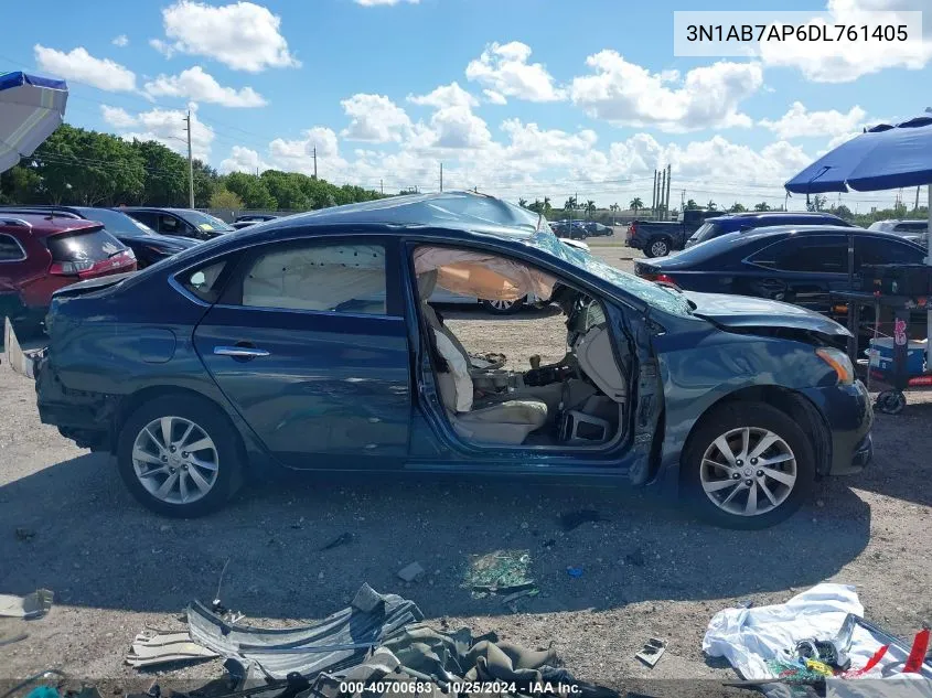 2013 Nissan Sentra S VIN: 3N1AB7AP6DL761405 Lot: 40700683