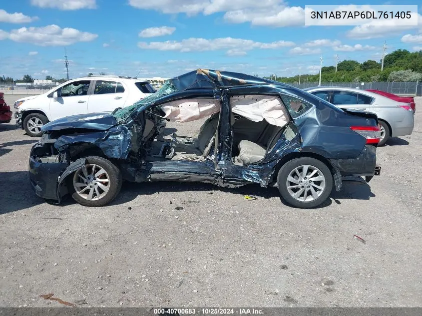 3N1AB7AP6DL761405 2013 Nissan Sentra S