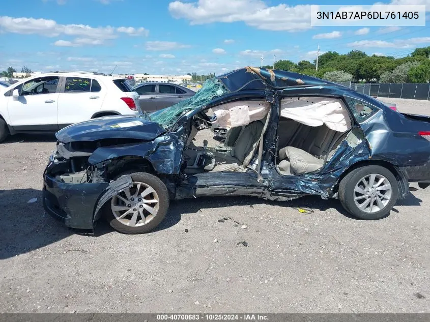 3N1AB7AP6DL761405 2013 Nissan Sentra S