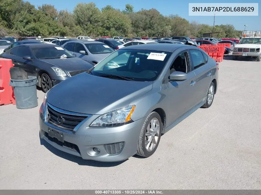 2013 Nissan Sentra Sr VIN: 3N1AB7AP2DL688629 Lot: 40713305