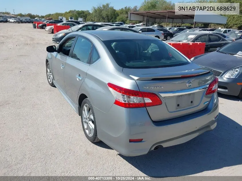 2013 Nissan Sentra Sr VIN: 3N1AB7AP2DL688629 Lot: 40713305