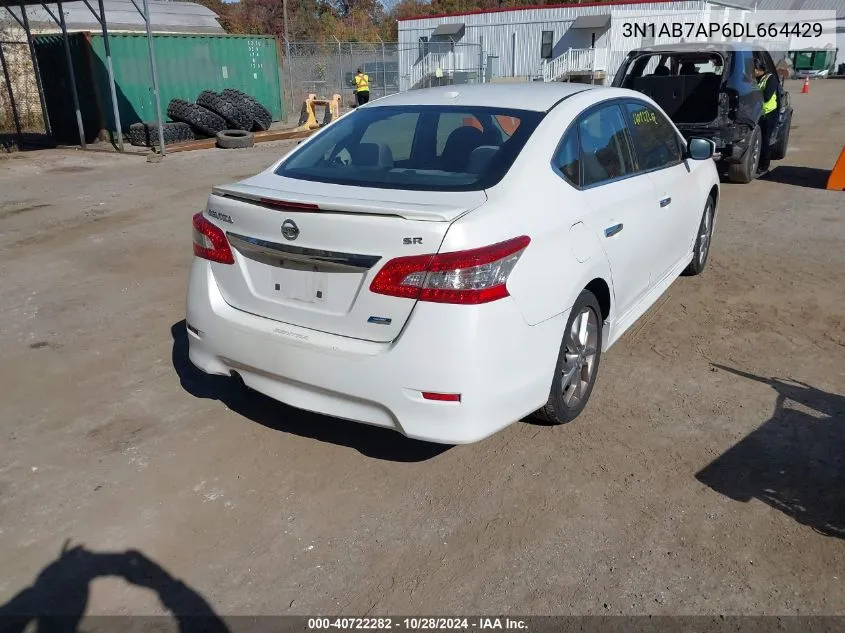 2013 Nissan Sentra Sr VIN: 3N1AB7AP6DL664429 Lot: 40722282