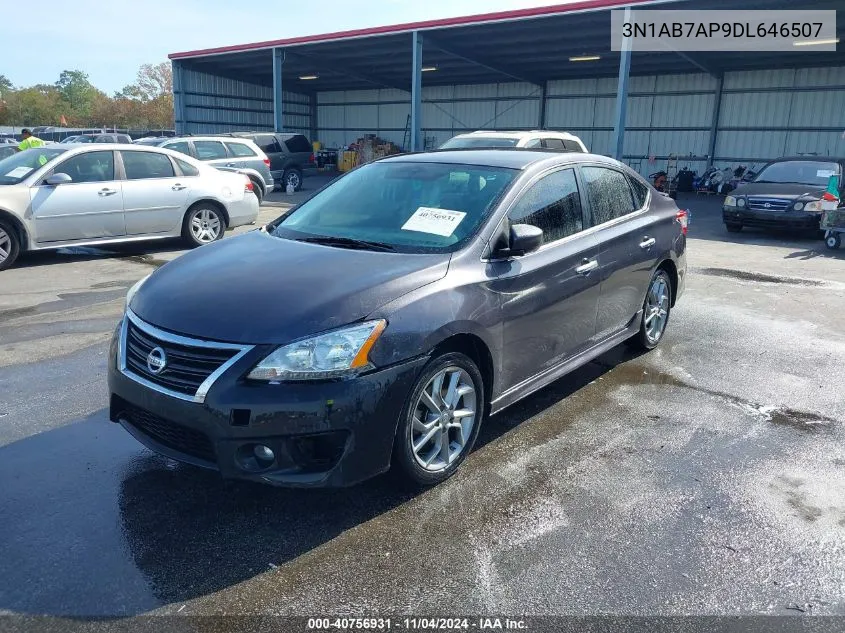 2013 Nissan Sentra Sr VIN: 3N1AB7AP9DL646507 Lot: 40756931