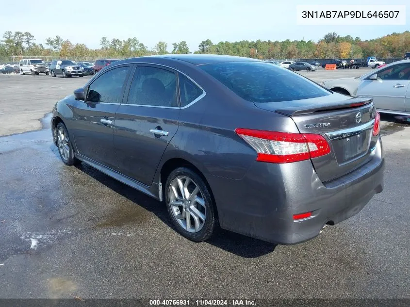 2013 Nissan Sentra Sr VIN: 3N1AB7AP9DL646507 Lot: 40756931