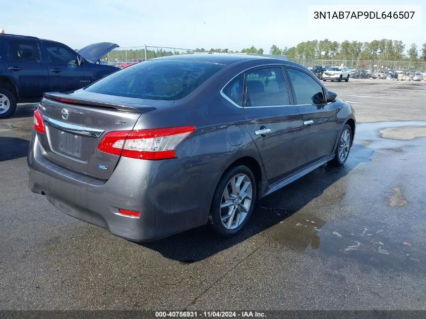 2013 Nissan Sentra Sr VIN: 3N1AB7AP9DL646507 Lot: 40756931