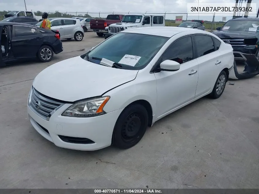 3N1AB7AP3DL739362 2013 Nissan Sentra Fe+ Sv