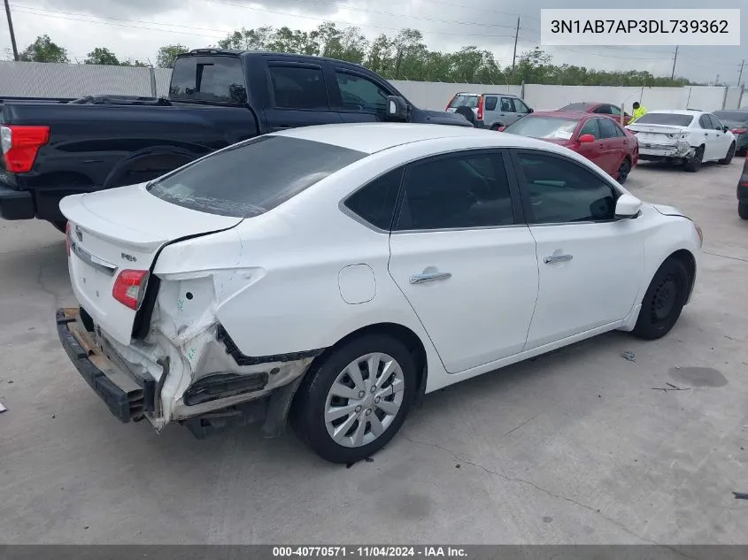 3N1AB7AP3DL739362 2013 Nissan Sentra Fe+ Sv