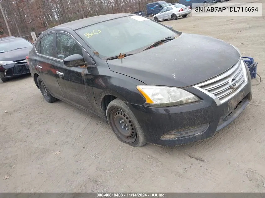 3N1AB7AP1DL716694 2013 Nissan Sentra Sv