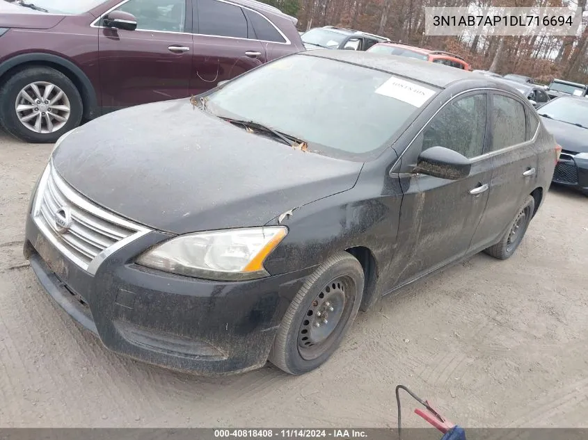 3N1AB7AP1DL716694 2013 Nissan Sentra Sv